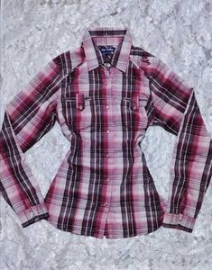 Sun Valley Pink Plaid Fitted Shirt