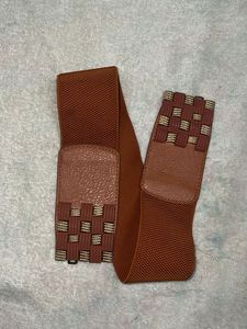 Brown Elastic Belt