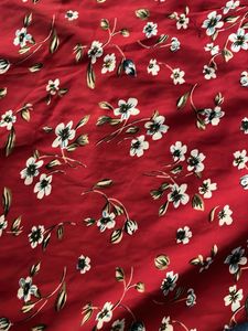 Red Floral Dress