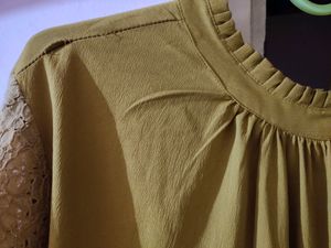 Kurta With Flared Hands
