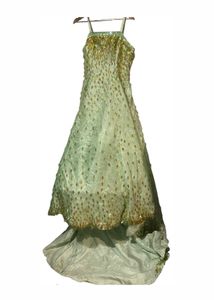 Elegant Green Party Dress