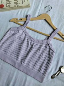 Lavender Crop Top