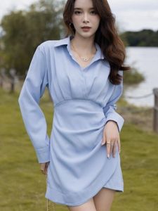 Fashion Vintage Pleated Fold Dress