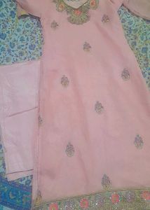 Pink Embroidered Salwar Kameez
