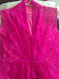 Beautiful Pink, Fancy, Net Top