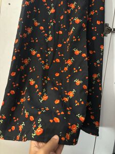 Black Floral Dress