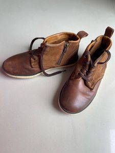 Mochi - Pure Leather Ankle Boots (foot size 3)