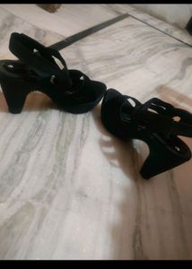Black Heels Sandals