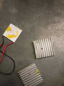 Peltier Module With Cpu Fan And Heat Sink