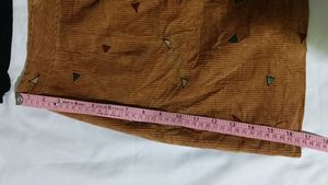 Brown Corduroy Skirt