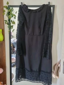 Elegant Black Lace Dress