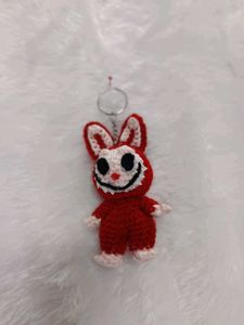 Crochet Labubu Dall Keychain