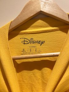 Yellow Mickey Mouse Cropped Tee