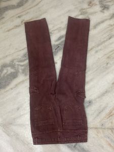 Zara  Brown faded jeans