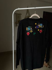 VINTAGE COTTAGECORE EMBROIDERED ANGEL Cardigan