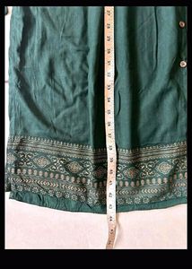 Zeri Green Designer  Kurti