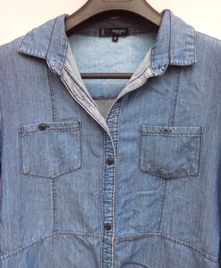 MANGO Denim Dress