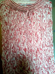 Cotton Long Skirts With Golden Border