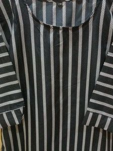 Black Striped Kurta