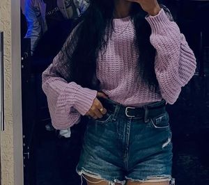 Lilac Knit Sweater