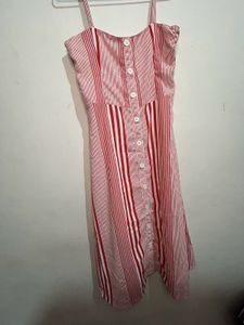 Striped Midi Sundress