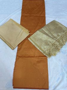 Banarasi Unstitched 3-piece Suit Set