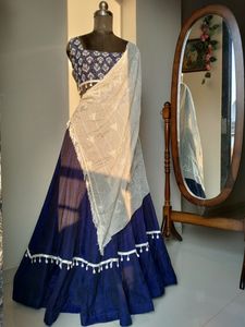 Indigo Lehenga Choli