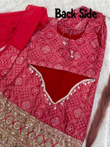 Beautiful Short Top Palazzo with Dupatta