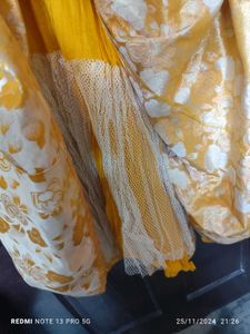 Yellow Embroidered Dress