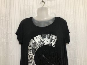 Black Short Sleeve Top