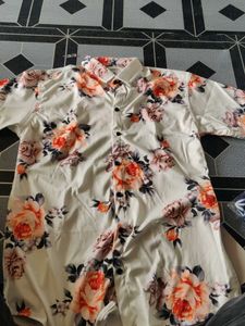 Floral Button-Down Shirt
