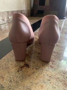 Elegant Peach Casual Shoes