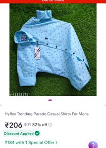 Blue Polka Dot Shirt