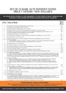 25 Law Bare Acts Collection For AIBE 2025