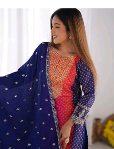 New/Unused Beautiful Chanderi Silk Kurta Set