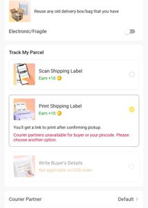 Freeup &amp; Delhivery Shipping Labels : Pack Of 20