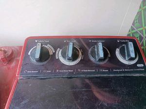 Red &amp; White Portable Washing Machine
