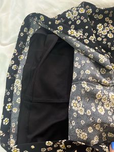 Black Bodycon Dress With Long Zipper