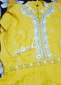Embroidery  Sharara Dress