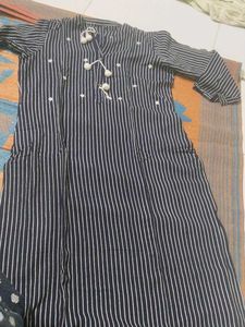 Dark Blue Colour Kurti 💙