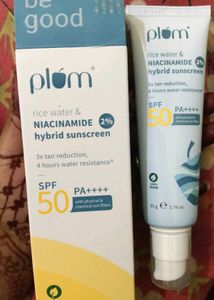 Plum Rice Water & Niacinamide Sunscreen