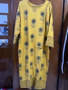 Mustard Kurta