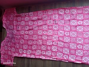 Pink Printed Kurta