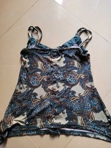 Paisley Print Tank Top