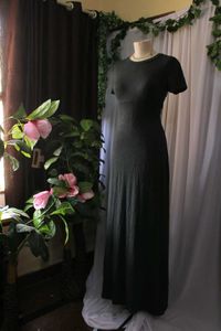 Casual Grey Maxi Dress