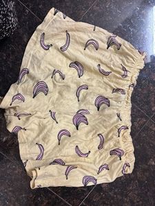 Banana Print Shorts