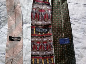 Vintage Designer Silk Ties - Set of 3