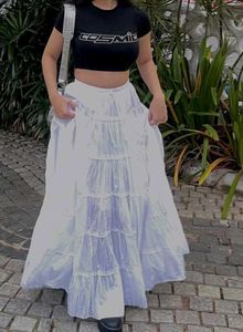 Big Flared Long Skirt