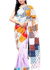 Patchwork Saree - Unique Design
