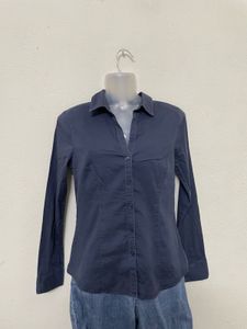 H&amp;M Formal Navy Blue Shirt
